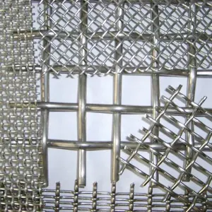 40x40 500x500 325x2300 Mesh 6 Micron Crimped Stainless Steel Wire Mesh