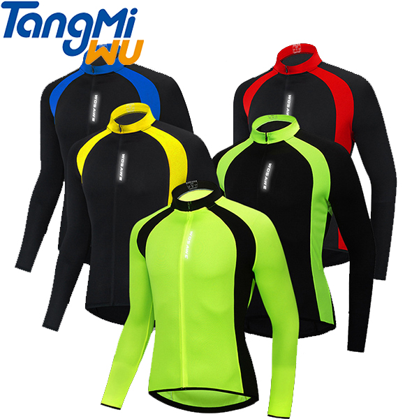 Оптовая продажа с фабрики, высококачественные уличные куртки на молнии, велосипедная куртка с длинным рукавом, светоотражающая Водонепроницаемая велосипедная Джерси
