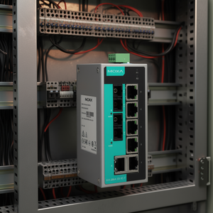 Commutateur Ethernet industriel non géré Moxa EDS-208A-SS-SC-T sur rail DIN, 8 ports - Product Image 3