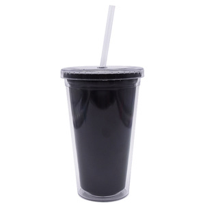 Double Wall <strong>Plastic</strong> Insulated Outdoor <strong>Tumblers</strong> Acrylic <strong>Plastic</strong> <strong>Tumbler</strong> Snow Globe <strong>Tumbler</strong> <strong>with</strong> <strong>Straw</strong> - Product Image 5