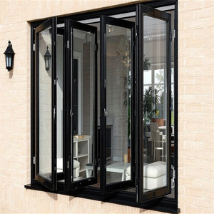 Fenêtre pliante verticale Fenêtre pliante en aluminium Fenêtres en verre pliables - Product Image 1