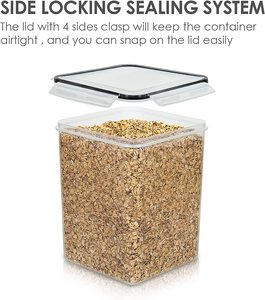 5.2L Thực Phẩm Lưu Trữ <span class=keywords><strong>Container</strong></span> Đặt Nhà Bếp Lưu Trữ <span class=keywords><strong>Container</strong></span> Cho Bột Đường Và Ngũ Cốc Nhựa Khô Kín Thực Phẩm Hộp - Product Image 4