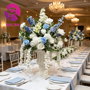 Boule de fleurs d'hortensia vert <span class=keywords><strong>et</strong></span> <span class=keywords><strong>blanc</strong></span> de 50 cm de diamètre avec des feuillages suspendus pour les centres de <span class=keywords><strong>table</strong></span> de <span class=keywords><strong>mariage</strong></span>, décoration florale - Product Image 5