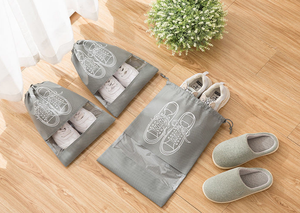 Bolsa Reutilizable con Cordón, No Tejida, Resistente a la Humedad, Ecológica, para Compras, Empaque de Zapatos y Calcetines, en Oferta - Product Image 5