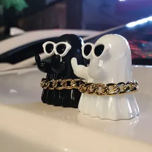 Figurine fantôme amusante Gzyuyou 2026, film, anime, Halloween, petit fantôme mignon, cadeau effrayant pour les fêtes, ornement décoratif en PVC, jouet cadeau - Product Image 4