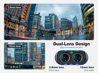 Caméra IP PTZ double objectif 4MP+4MP Techage avec zoom hybride 8X, suivi automatique et vision nocturne couleur – Entrepôt US