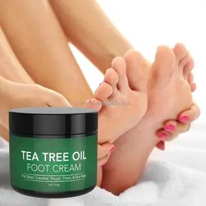 OEM ODM Tea Tree Oil Nail Fungus Cracked Rough Dead Dry Skin Moisturize Hydrate Healthy Feet Foot Cream