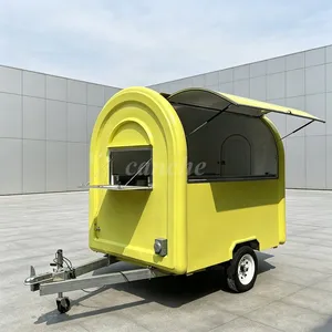 Carrito de Comida Móvil Comercial, Remolque para Camping, Carrito de Café y Desayuno, Carrito de Helados y Postres, Popular en la UE - Product Image 1