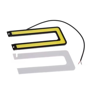 1 Paire de Feux de Voiture LED Lumineux en Forme de U, Feux de Jour COB LED, Feux Antibrouillard de Conduite, Feux de Circulation LED Lumineux, Accessoires - Product Image 3
