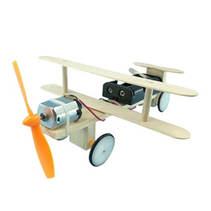 Kit de modèle électrique à monter soi-même, avion/<span class=keywords><strong>biplan</strong></span>/modèle de voiture, jouet éducatif pour l'apprentissage précoce - Product Image 2
