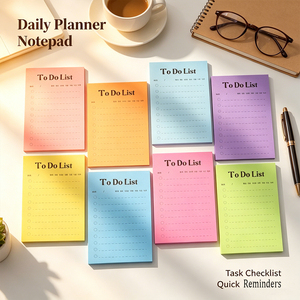 8 Colors To Do List Notepad Tearable Thick Paper Day Planner - Product Image 6
