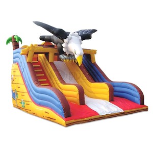 Château gonflable commercial en PVC sur le thème des animaux avec toboggan multiple et installation facile pour <span class=keywords><strong>parc</strong></span> d'attractions - Product Image 4
