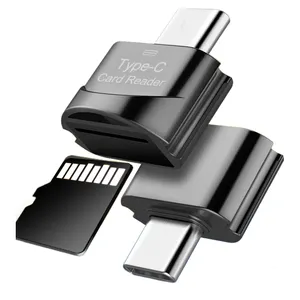 로고 사용자 정의 OTG 유형 C 카드 리더 USB C TF 카드 리더기 유형 C에서 마이크로 SD 카드 리더기 아이폰 15 맥북 삼성 S23 22 샤오미
