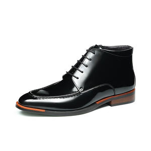 Grande Vente : Chaussures de Luxe en Cuir Véritable pour Hommes, Style Business Décontracté, Bottes à Lacets de Marque de Créateur Personnalisées - Product Image 1