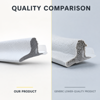 Joint d'étanchéité en mousse PU OEM, bande de protection durable en polyuréthane pour portes et fenêtres, isolation contre les intempéries pour joints de cadre de bâtiment