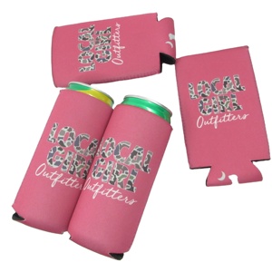Custom Sublimation Slim 12oz Neoprene Cooler Bag Collapsible Blank Beer Can Kuzzies with Custom Printed Logo - Product Image 6