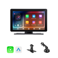 شاشة عرض ذكية محمولة للسيارة من Ottocast 3 في 1 مقاس 7 بوصات مع نظامي Carplay وAndroid Auto لاسلكيًا وتحديث FOTA ومكبر صوت مدمج، حاصلة على شهادتي CE وFCC
