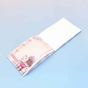 Personalizado lindo planificador floral papelería fabricante chino nota Bloc de notas impreso hojas sueltas papel de cartón lista de tareas - Product Image 1