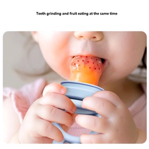 Sucette en silicone organique pour animaux, distributeur de fruits pour bébé à débit lent, 1 à 3 ans - Product Image 4