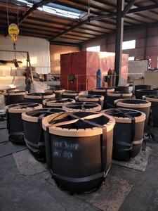 JINDUN hoch temperatur beständiger Siliziumkarbid-Graphit tiegel zum Schmelzen von Gold kupfer - Product Image 3