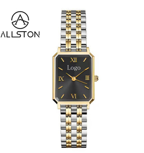 <span class=keywords><strong>Reloj</strong></span> de Lujo para <span class=keywords><strong>Mujer</strong></span>, Caja de Aleación de Cuarzo, Correa de Acero Inoxidable, Esfera con Manecillas Doradas, Resistente al Agua 3BAR, Estilo Antiguo, Minimalista y Moderno - Product Image 4