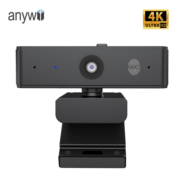 4K 30fps Autofocus Computer Webcam Privacy Protection Built-in Dual Microphone Usb Web Camera for Teaching Live Conferences