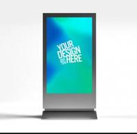 Tablero de aluminio para publicidad al aire libre, Mupi, cartel de luz iluminado de pie, equipo de publicidad