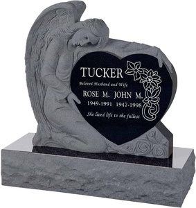 Saint Maria Carving Tombstone Upright Headstone Granite American Style Tombstone And Monument With Carvings And Sculpture - Product Image 5