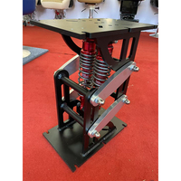 Support de siège de bateau amortissant les chocs avec joints en nylon et fixations en acier inoxydable, capacité de charge 80kg-300kg