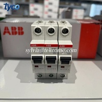 Interruptores de Circuito en Miniatura ABB S200 Genuinos de Alta Gama, Tipo B S202, 1-100A, 6kA, 2P, MCB en Stock, Interruptor de Circuito de Aire S202-B