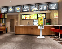 21,5 "32" 43 "49" Restaurante Self Checkout Pantalla táctil Self Service Kiosk Stands Food Payment Kiosk