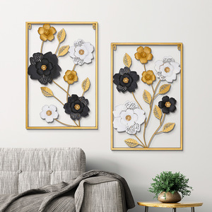 Y458 décorations murales modernes en métal <span class=keywords><strong>salon</strong></span> fond pendentifs <span class=keywords><strong>décoration</strong></span> <span class=keywords><strong>murale</strong></span> lumière luxe créatif fer suspendu - Product Image 3