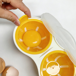 Cuociuova a Doppia Cavità per Uso Domestico nel Microonde con Funzione Multipla di Separazione del Tuorlo, Facile da Pulire - Product Image 5