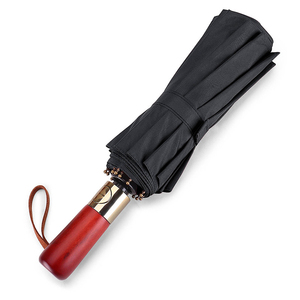 Paraguas de diseño automático de lujo Paraguas de lluvia personalizado plegable a prueba de viento de alta calidad con impresión UV Market Travel Umbrella Case Adultos - Product Image 4
