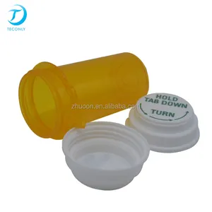 10 13 16 20 30 40 60 DRAM tái sử dụng ống nhựa Pop Top lọ với con nắp khóa