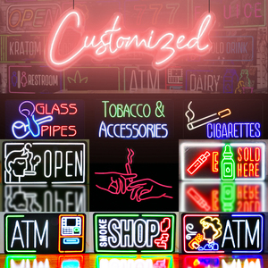 Insegna al Neon Bond a Basso Prezzo per Carte da Gioco, Insegne al Neon per Poker, Insegne al Neon a LED Blu Rosso per Decorazione Murale, Insegne Texas Hold 'em Double A - Product Image 5