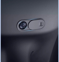 Caméra intérieure ordinateur portable PC face avant Webcam autocollant confidentialité caméra couverture Ultra-mince caméra couverture adapté pour Tesla modèle 3 Y S X
