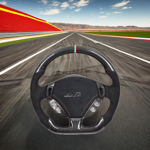 Volante especial de modificación de PU de estilo deportivo de carreras Universal de 14 pulgadas con botón de bocina para modificación de coche para <span class=keywords><strong>Maserati</strong></span> - Product Image 2