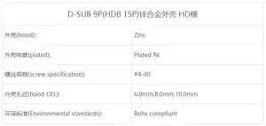 ปลั๊กชุบทองคุณภาพสูง9/15/25/37/62 pin D Sub 45องศา Rs232ฝาครอบโลหะสำหรับ Db9ปลั๊กชุบทอง