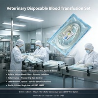 Ensemble de transfusion sanguine vétérinaire pour chiens