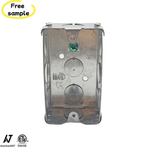 Anita ant2018 thép mạ kẽm 4x2 1/4 kim loại tiện ích Hộp rút ra phong cách 1-1/2 sâu ngã ba chuyển đổi hộp điện hộp tiện dụng - Product Image 1