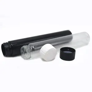PET Tube Customizable Transparent Plastic Push Twist Containers Child Proof Packaging Tubes
