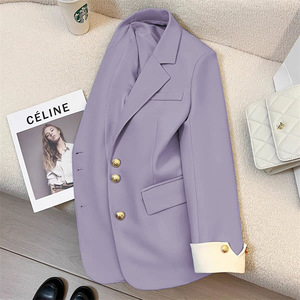 <span class=keywords><strong>Blazer</strong></span> Feminino de Manga Longa para Outono Inverno Moda Casaco Casual para Escritório Tamanho S-3XL Novos Blazers Femininos - Product Image 4