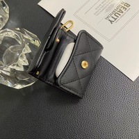 Étui universel rectangulaire en cuir PU pour écouteurs, porte-clés pour Apple AirPods Pro, style luxueux, entièrement fait main