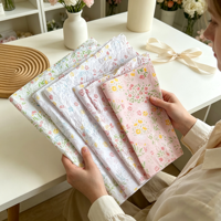 Papier d'emballage polyvalent à imprimé floral - Doublure intérieure pour bouquet et matériau de rembourrage pour boîte cadeau