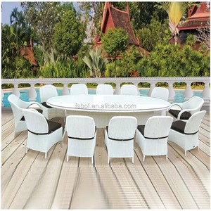 Outdoor mobili da giardino in rattan <span class=keywords><strong>grande</strong></span> <span class=keywords><strong>tavolo</strong></span> e sedie set per 12 persone AA3001 - Product Image 4