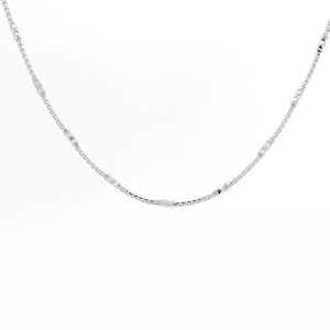Playful Gloss White Pt950 Layered Neck Chain With Box <b>Pineapple</b> Motifs For Weekend Outing Ladies <b>Light</b> Platinum Jewelry - Product Image 6