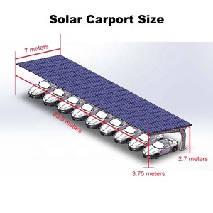 Sistema de Carport Solar Fuera de la Red de 35.4KW para Uso Residencial - Product Image 5