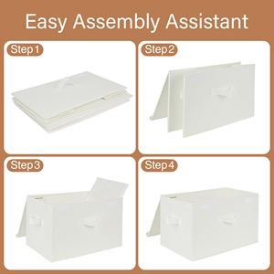 Foldable Large Storage <b>Box</b> Wardrobe Clothes Baskets for Bedroom Organising - Product Image 6