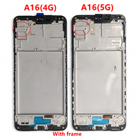Pièces de rechange pour téléphone portable : Écran tactile LCD A16 de 6,7 pouces avec châssis A166/A165 pour Samsung Galaxy